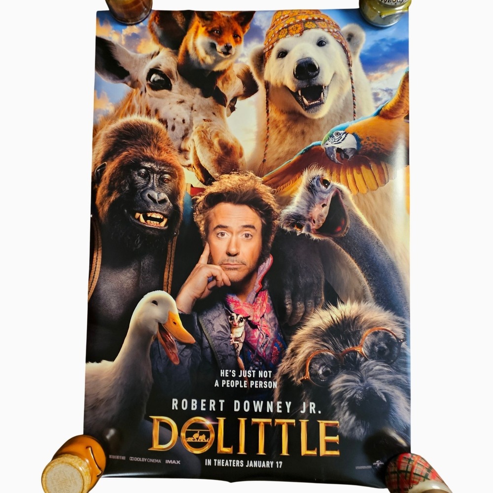 Dolittle 2020 Original Theatrical‎ Movie Poster 27x40 Robert Downey Jr. D/S